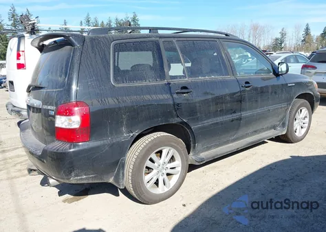 2006 Toyota Highlander Hybrid Ltd z USA, uszkodzony, nr VIN JTEEW21A460009733